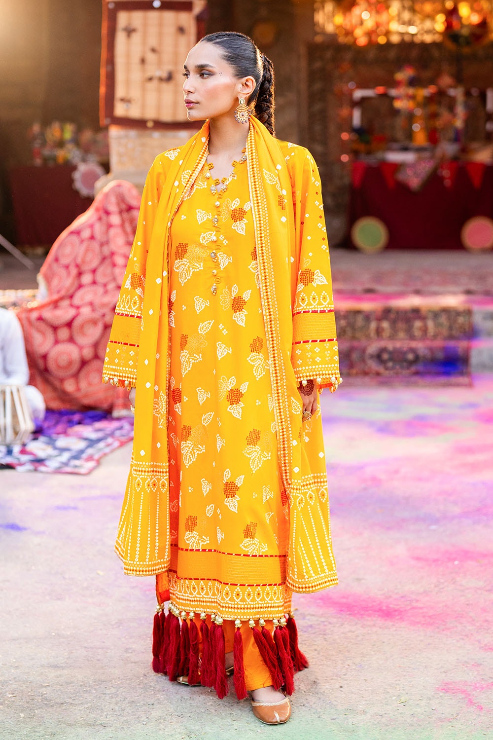 Gul Ahmed | Chunri Lawn 25 | CL-52177 A -  Gul Ahmed Ladies Clothes - Original Designer Dress - House of Maryam