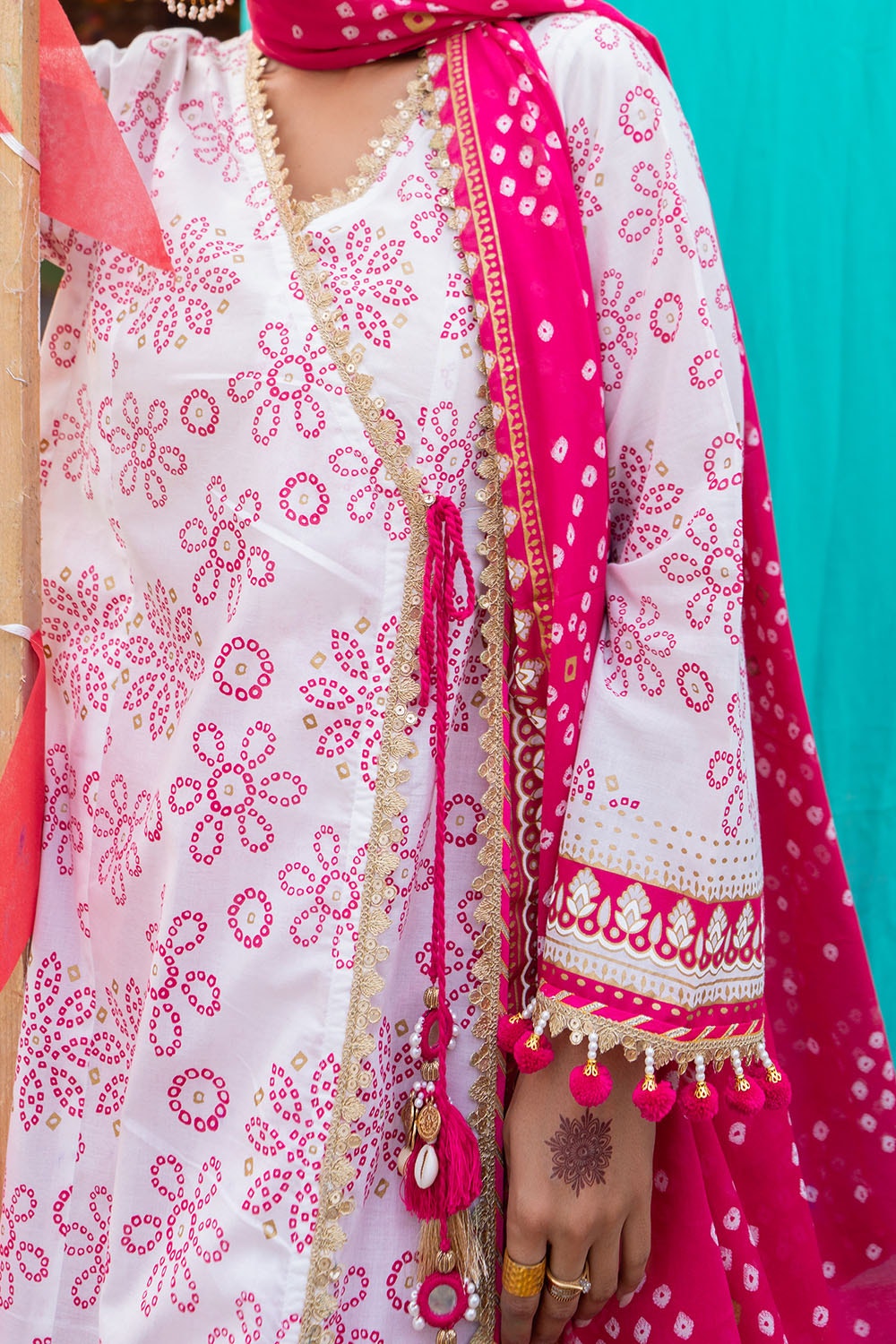 Gul Ahmed | Chunri Lawn 25 | CL-52411 A -  Gul Ahmed Ladies Clothes - Original Designer Dress - House of Maryam