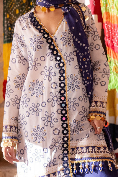 Gul Ahmed | Chunri Lawn 25 | CL-52411 B -  Gul Ahmed Ladies Clothes - Original Designer Dress - House of Maryam
