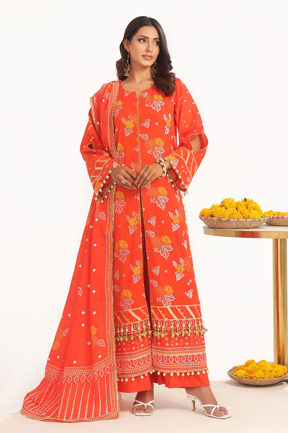 Gul Ahmed | Chunri Lawn 25 | CL-52177 B -  Gul Ahmed Ladies Clothes - Original Designer Dress - House of Maryam