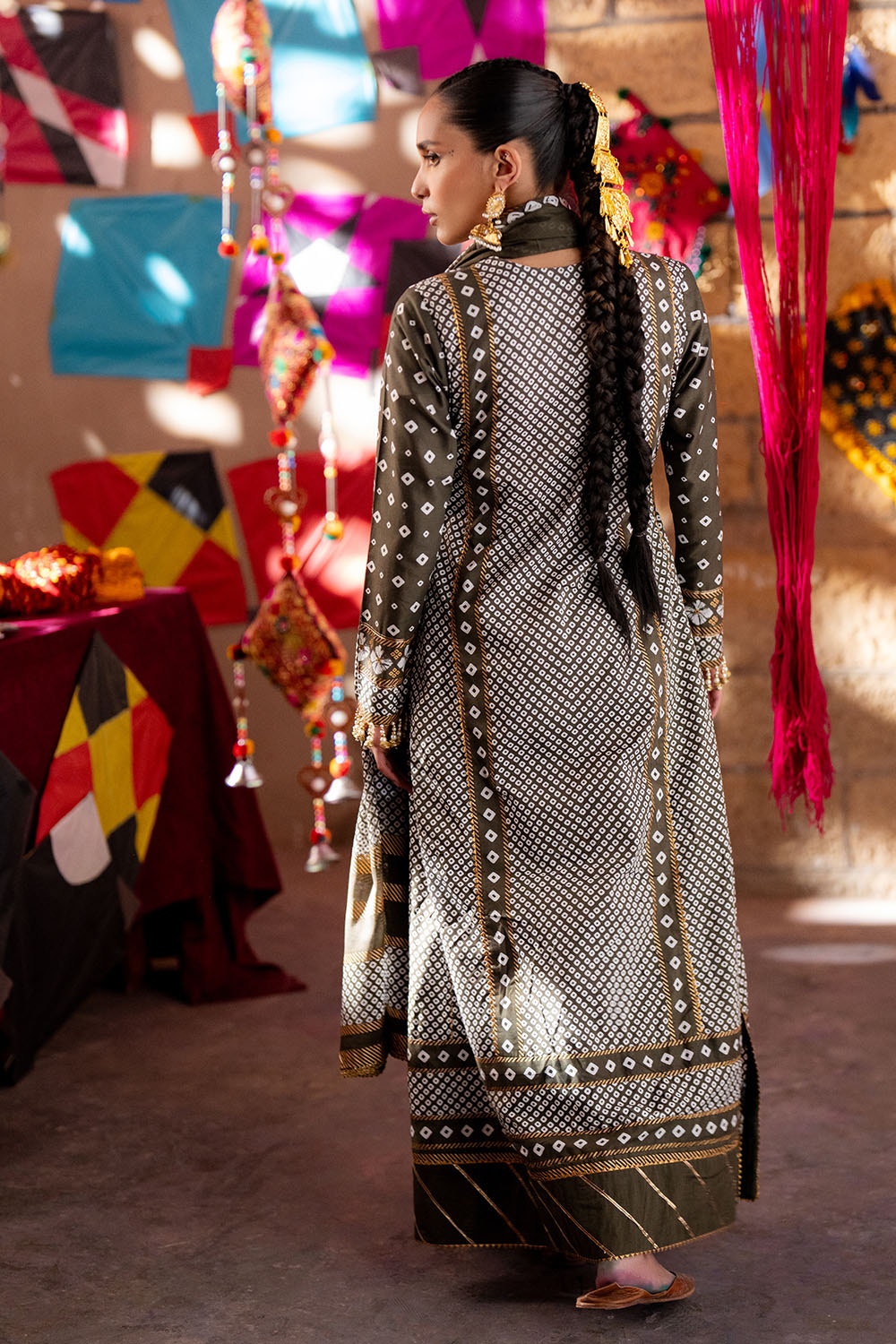 Gul Ahmed | Chunri Lawn 25 | CL-52401 B -  Gul Ahmed Ladies Clothes - Original Designer Dress - House of Maryam