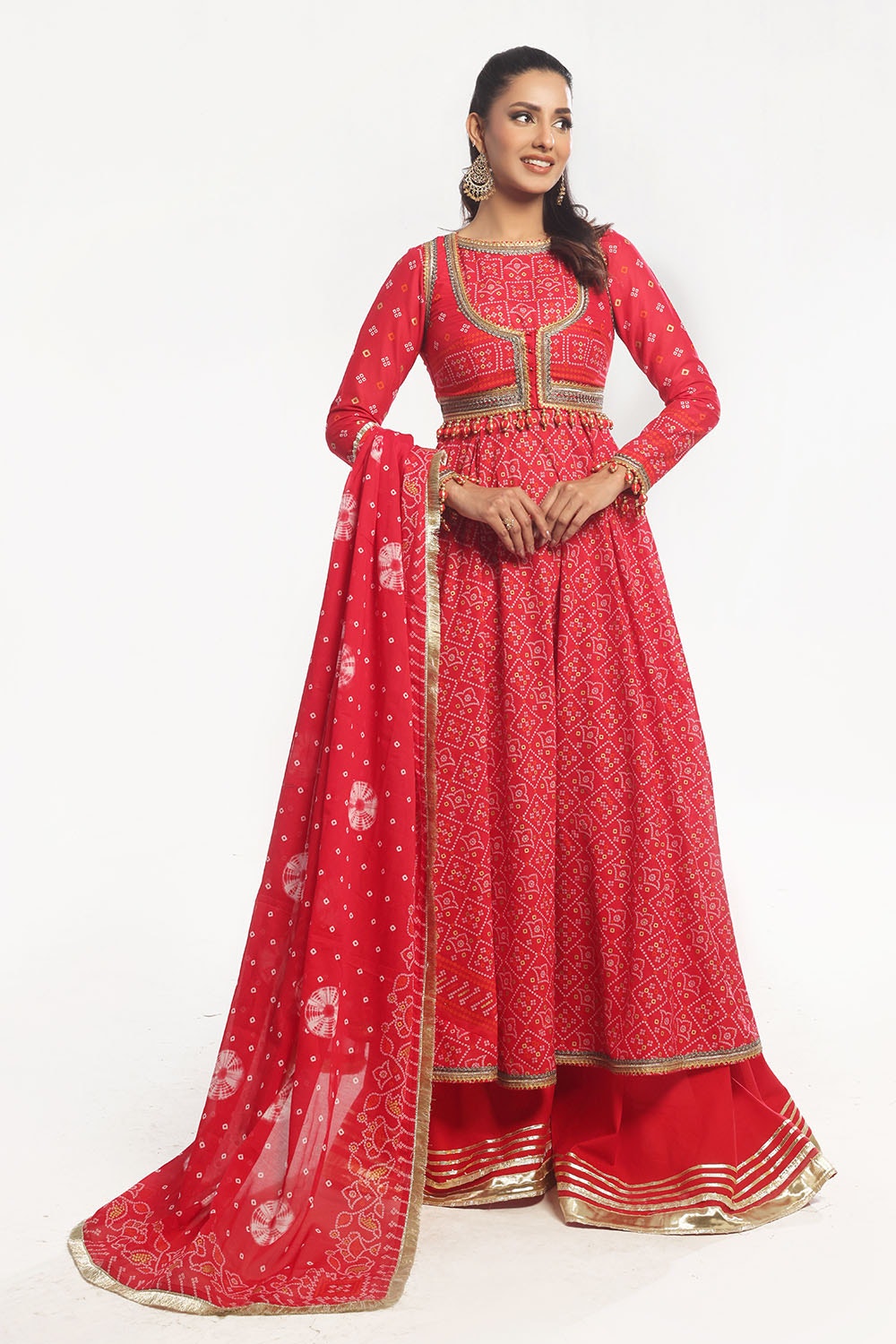 Gul Ahmed | Chunri Lawn 25 | CL-52484 B -  Gul Ahmed Ladies Clothes - Original Designer Dress - House of Maryam