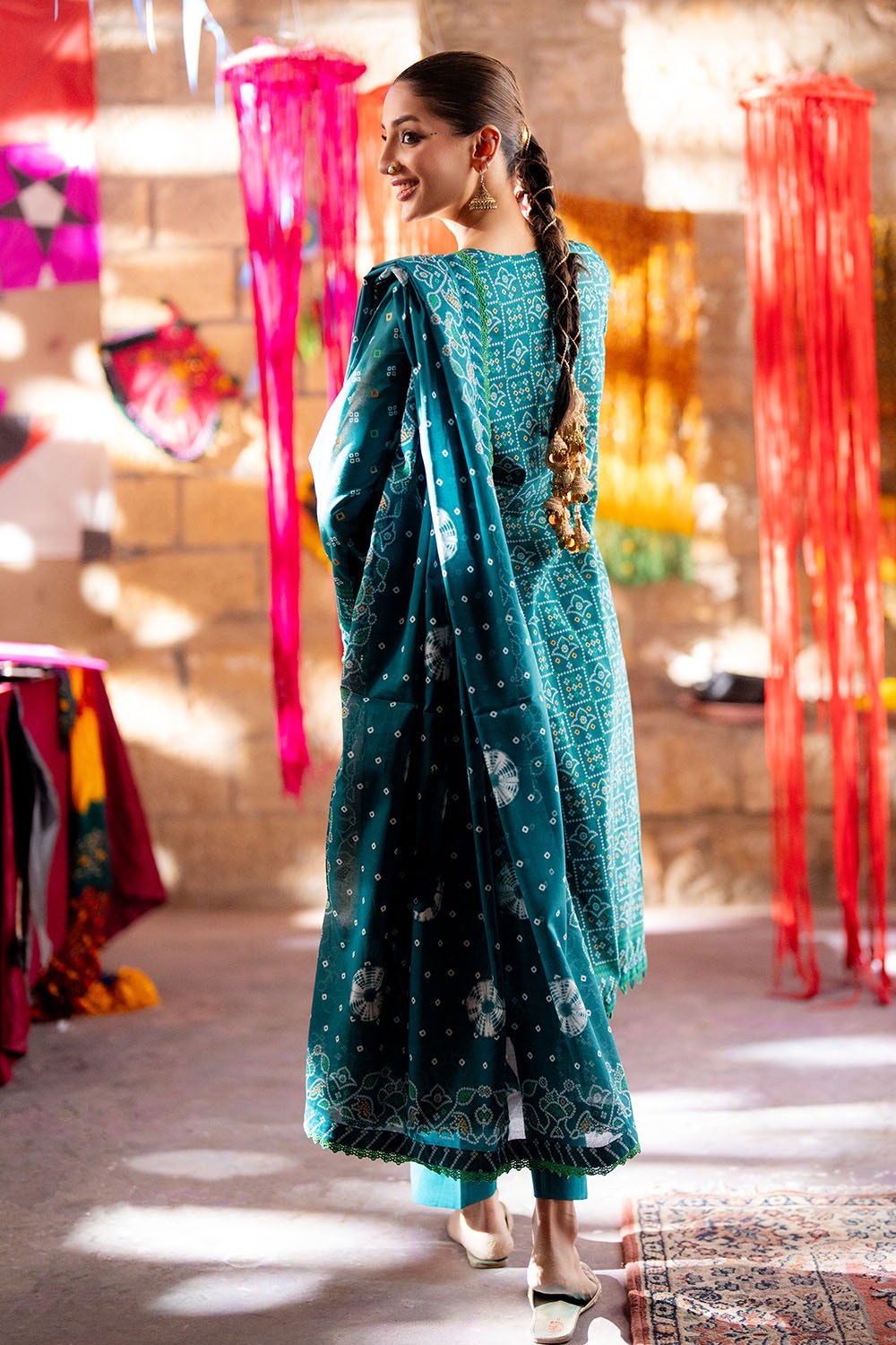 Gul Ahmed | Chunri Lawn 25 | CL-52484 A -  Gul Ahmed Ladies Clothes - Original Designer Dress - House of Maryam