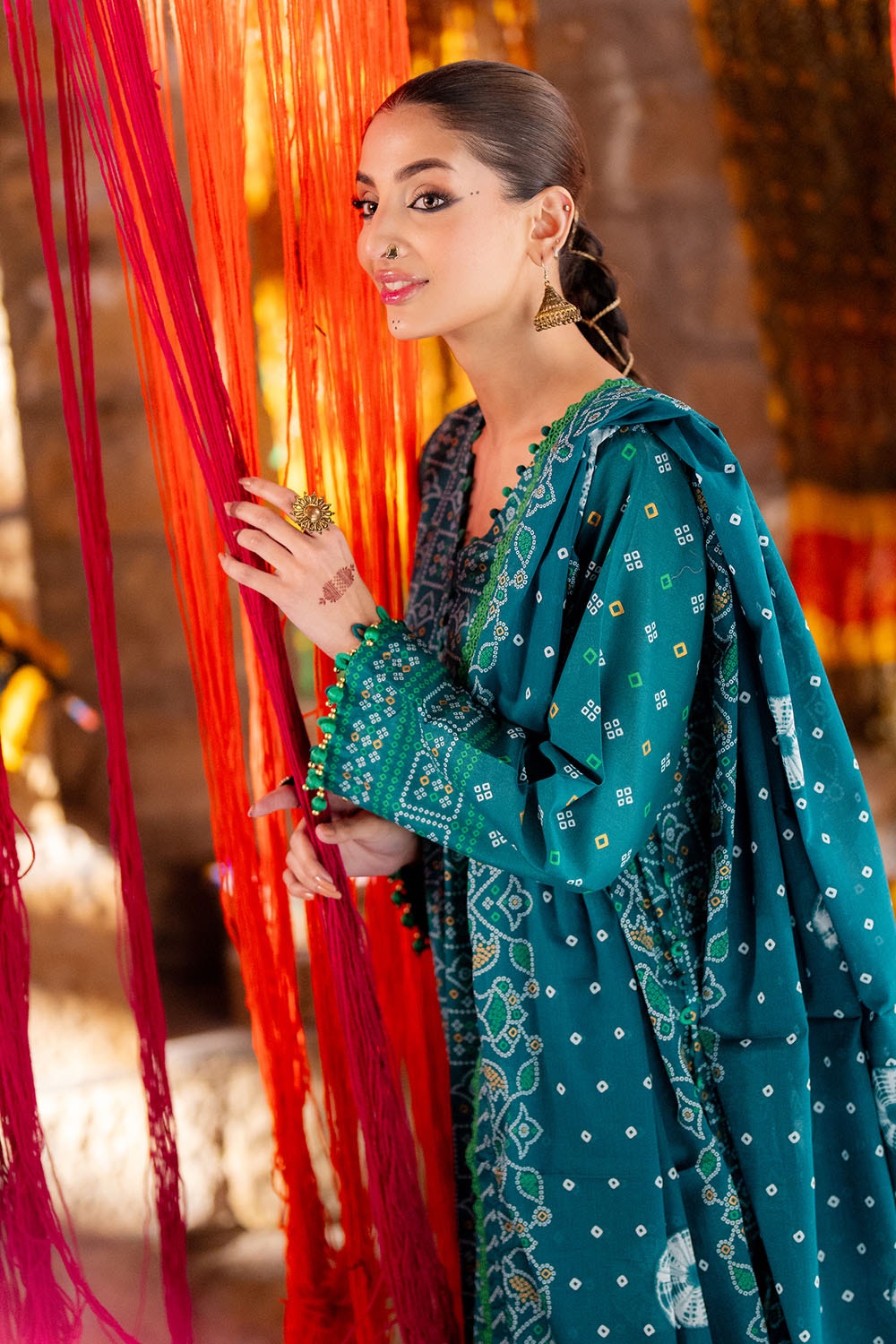 Gul Ahmed | Chunri Lawn 25 | CL-52484 A -  Gul Ahmed Ladies Clothes - Original Designer Dress - House of Maryam