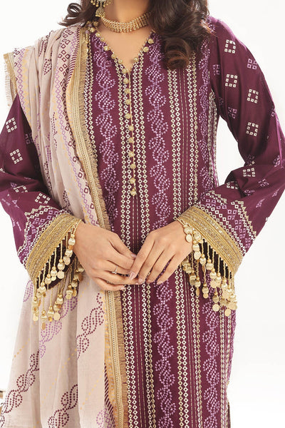 Gul Ahmed | Chunri Lawn 25 | CL-52413 -  Gul Ahmed Ladies Clothes - Original Designer Dress - House of Maryam
