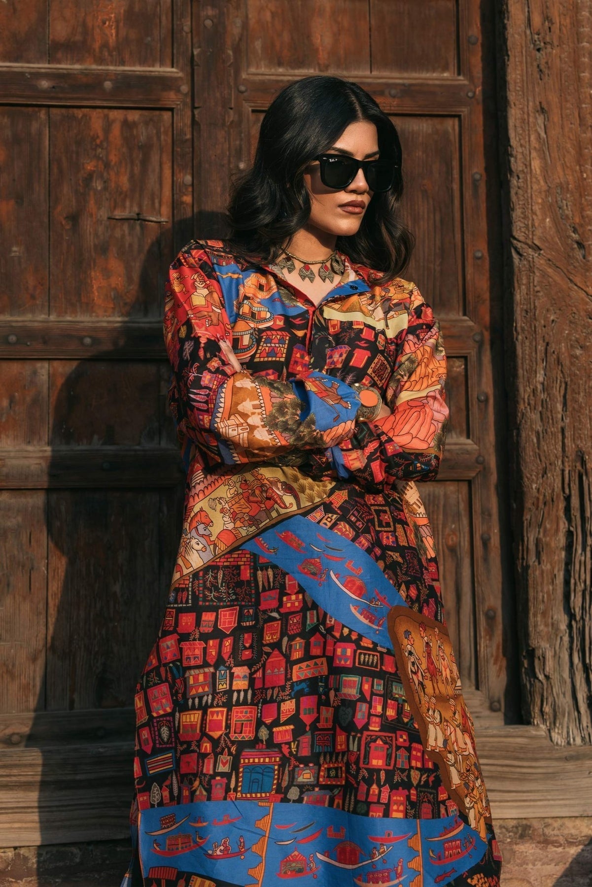Fahad Hussayn | Lawn Banger | Gossan -  Fahad Hussayn Ladies Clothes - Original Designer Dress - House of Maryam