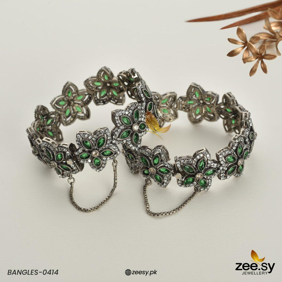 Bangles-0414 -  Zeesy Bangles - Original Designer Dress - House of Maryam