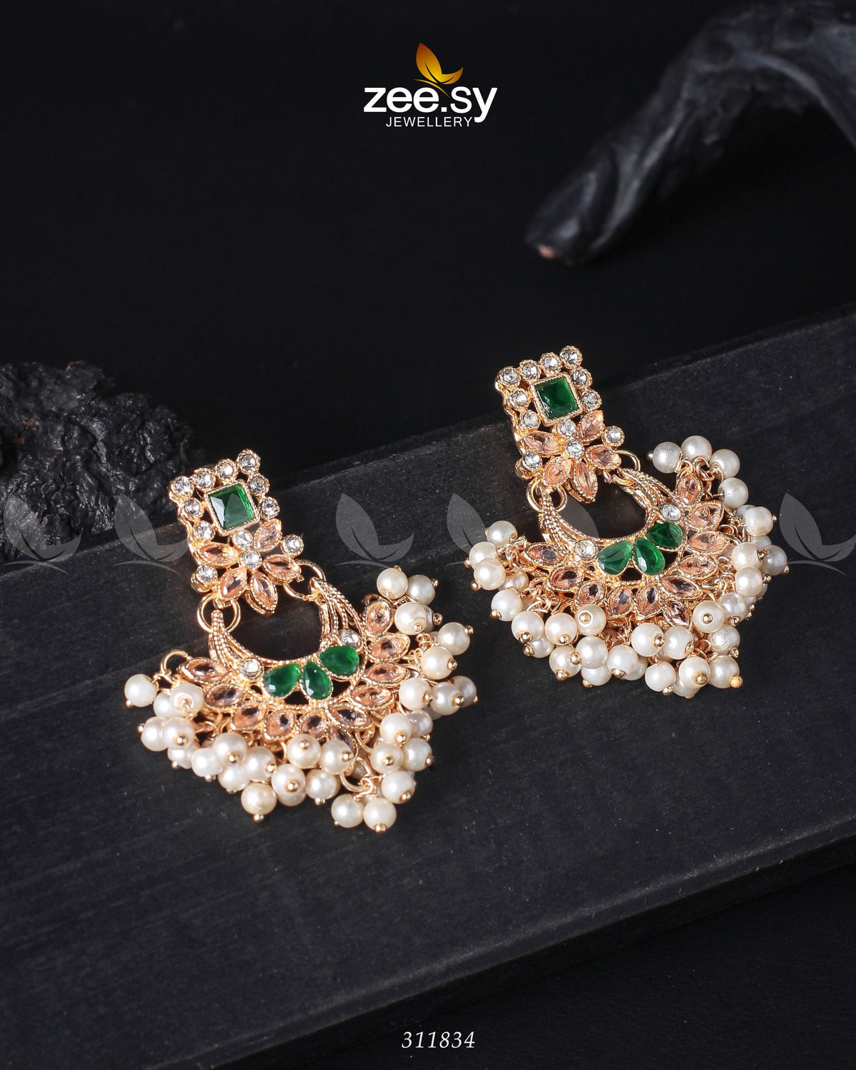 Lily Earrings -  Zeesy Earrings - Original Designer Dress - House of Maryam