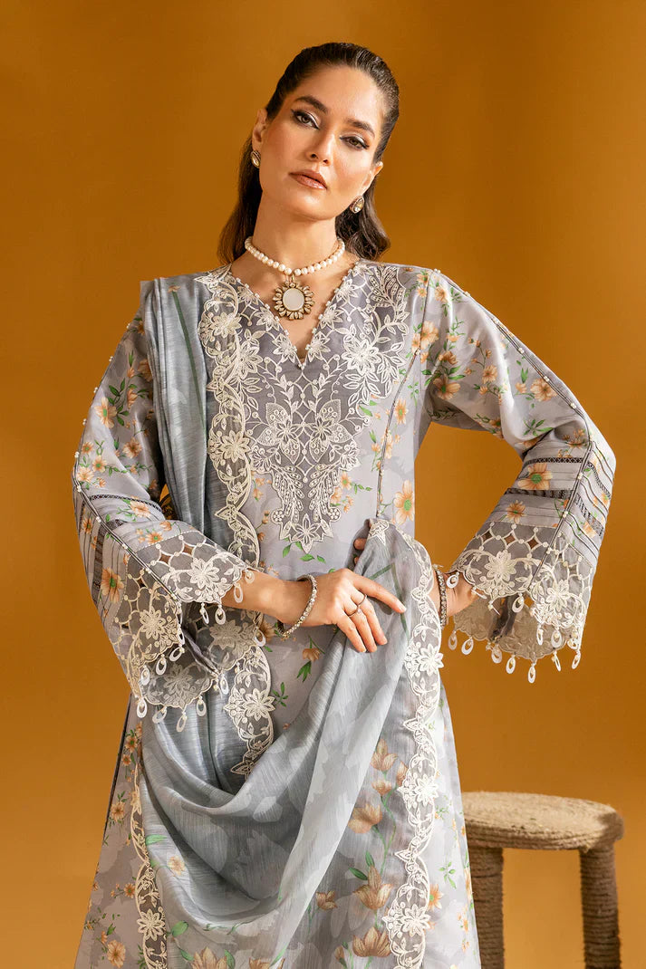 Alizeh | Maahi Embroidered Lawn | Lina by Designer Alizeh - House of Maryam - Pakistani Designer Ethnic Wear in {{ shop.shopifyCountryName }}