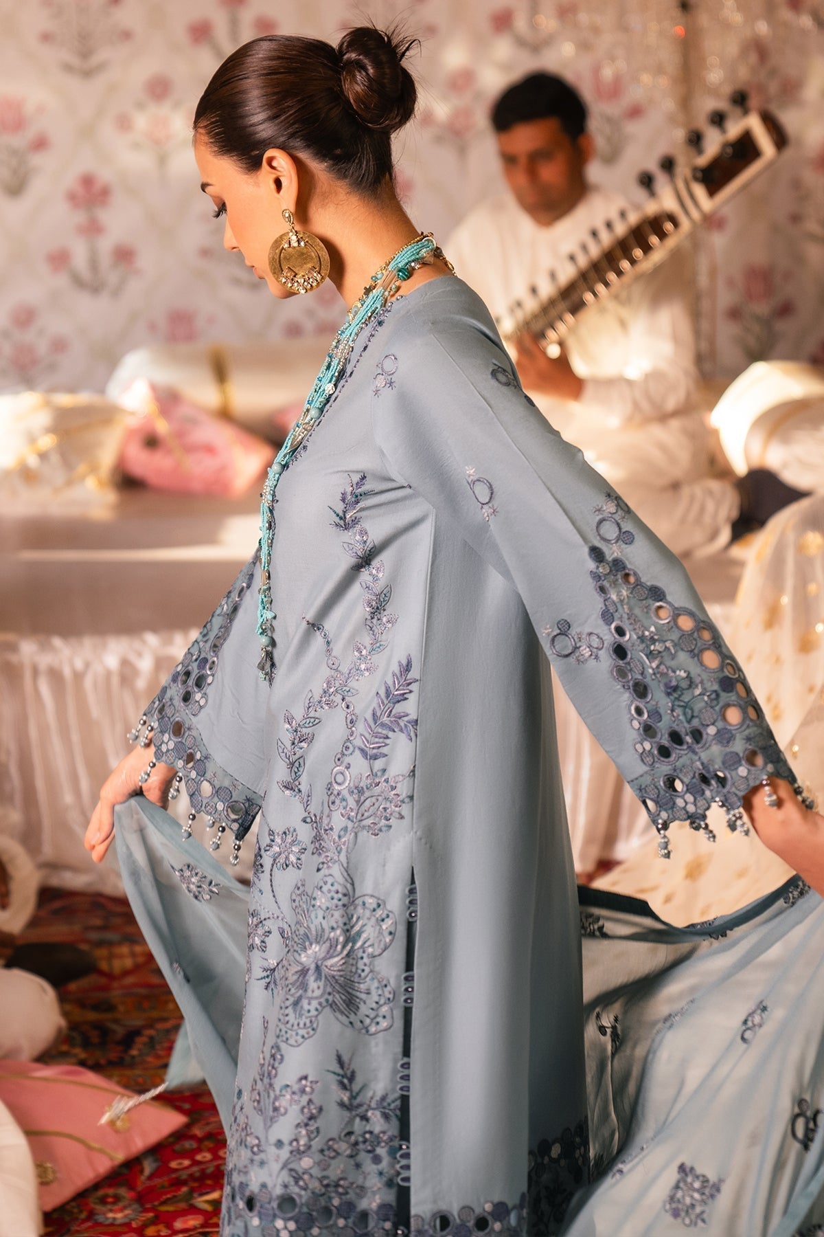 Alizeh | Rawayat Luxury Lawn 24 | Sahiba -  Alizeh Luxury - Original Designer Dress - House of Maryam