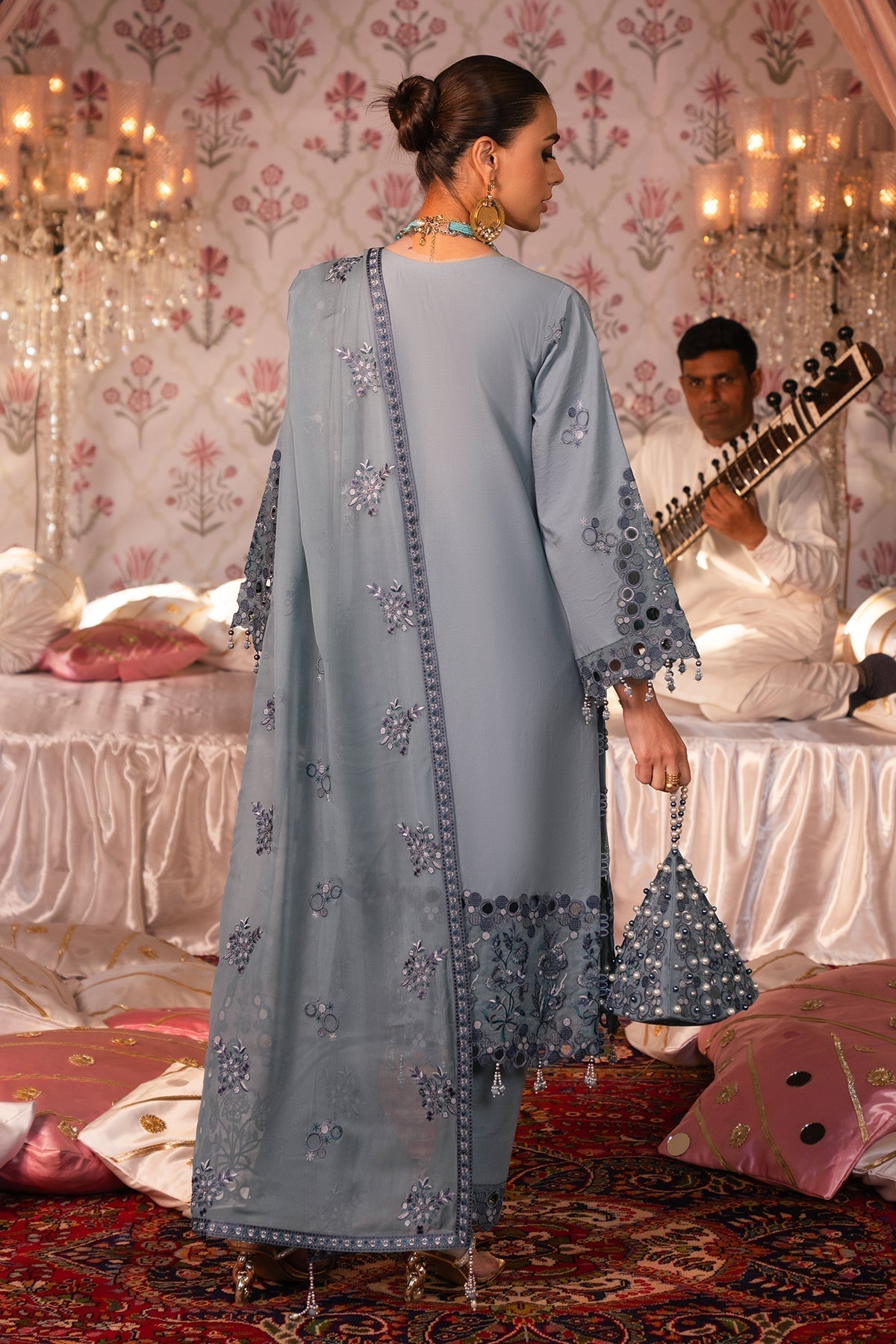 Alizeh | Rawayat Luxury Lawn 24 | Sahiba -  Alizeh Luxury - Original Designer Dress - House of Maryam