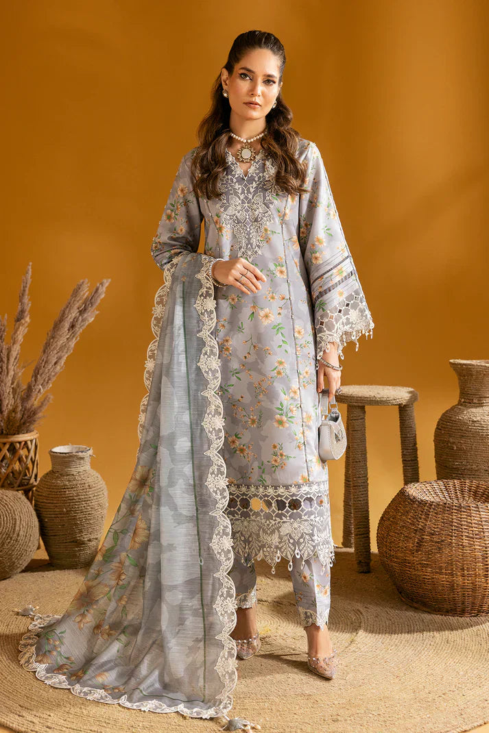 Alizeh | Maahi Embroidered Lawn | Lina by Designer Alizeh - House of Maryam - Pakistani Designer Ethnic Wear in {{ shop.shopifyCountryName }}