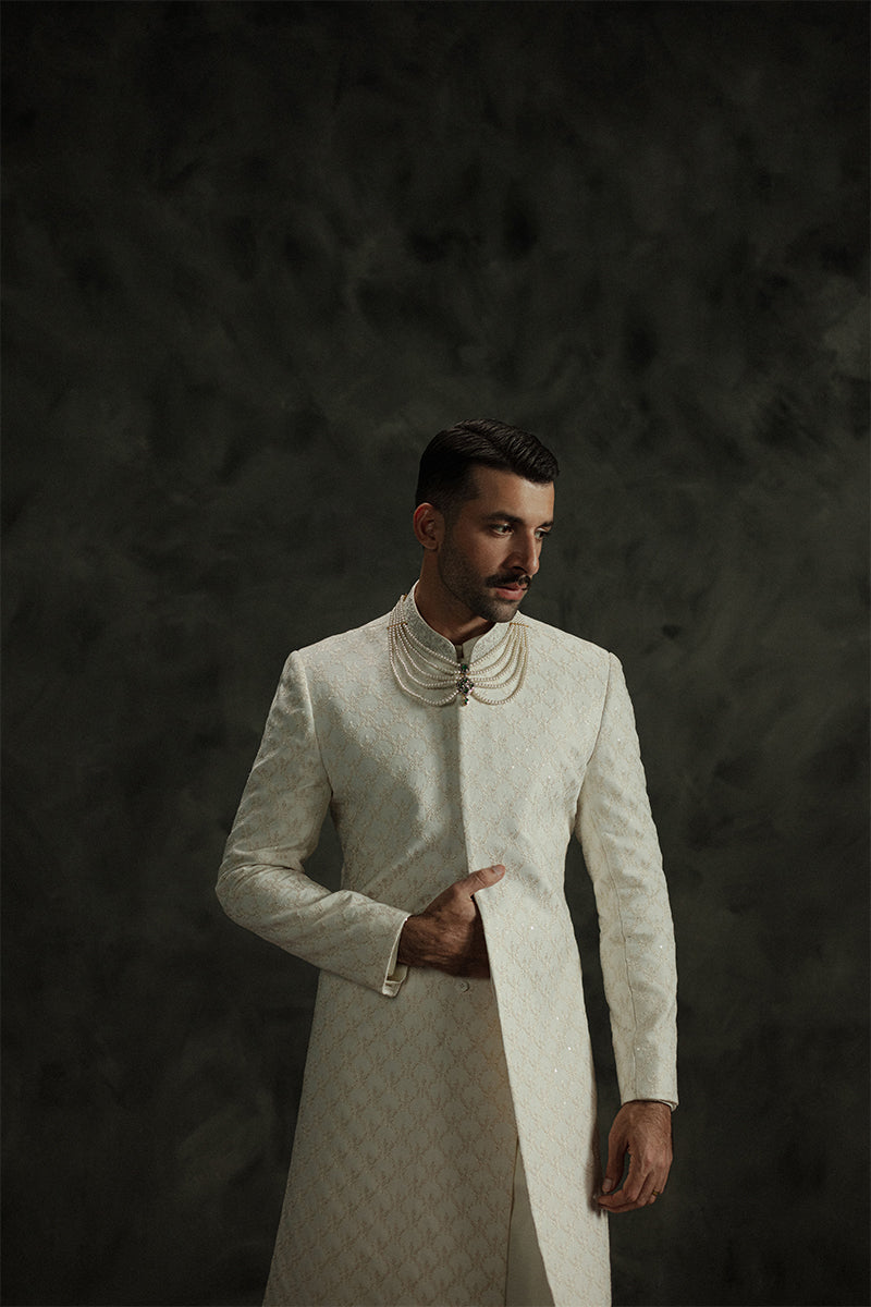 Republic By Omar Farooq | Sherwani Couture | 'Ishan' Sherwani -  Republic by Omar Farooq SHERWANI COUTURE - Original Designer Dress - House of Maryam
