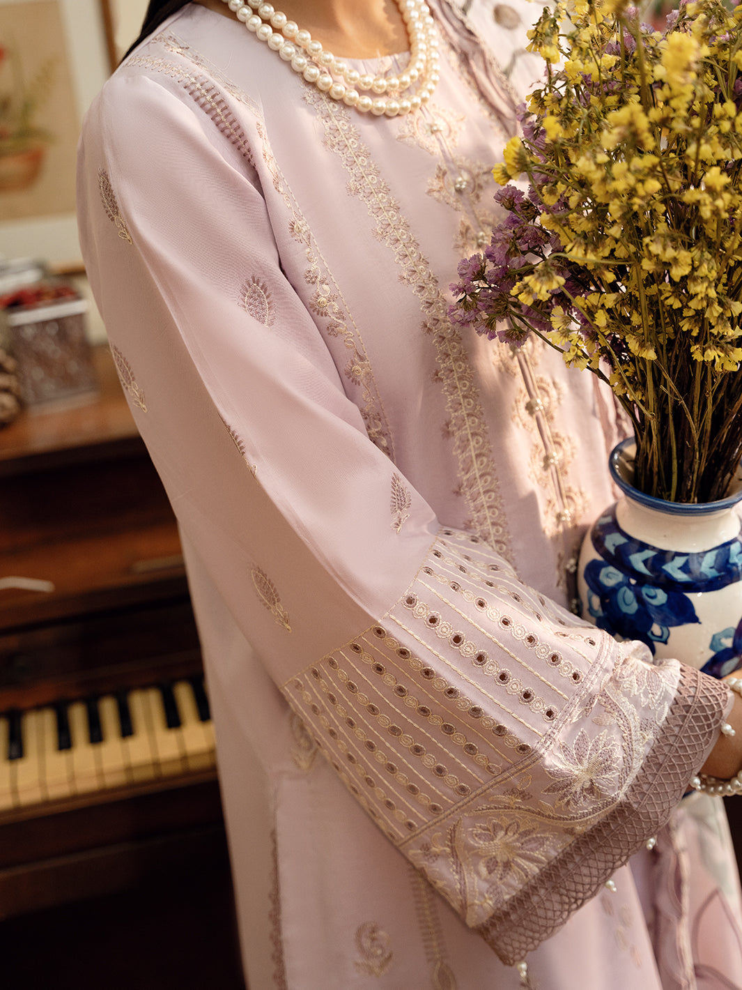 Izel | Dastak Luxury Lawn | GUL -  Izel Ladies Clothes - Original Designer Dress - House of Maryam