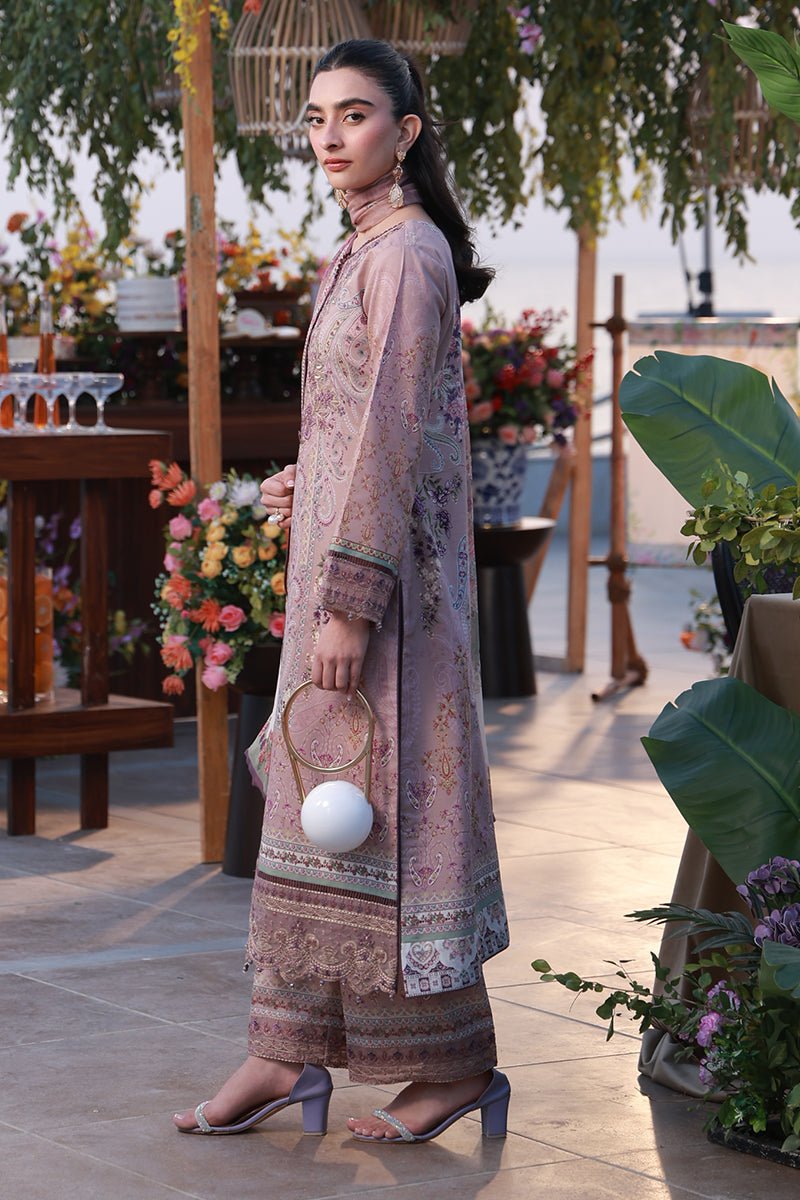 Gulaal | Delia Lawn 26 | Ayla-Brand:Gulaal-Type:Ladies Clothes-Brownish Pink-Lawn-House of Maryam- Buy in UK, USA