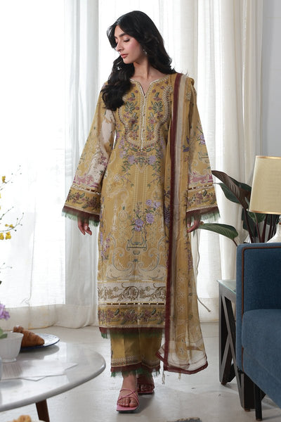 Gulaal | Delia Lawn 26 | Esme-Brand:Gulaal-Type:Ladies Clothes-Sand-Lawn-House of Maryam- Buy in UK, USA