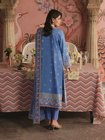 Gulaal | Maisone Luxury Lawn | Ismer-Brand:Gulaal-Type:Ladies Clothes-Blue-Lawn-House of Maryam- Buy in UK, USA