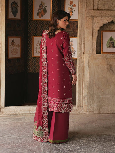 Gulaal | Maisone Luxury Lawn | Mirevra-Brand:Gulaal-Type:Ladies Clothes-Maroon-Lawn-House of Maryam- Buy in UK, USA
