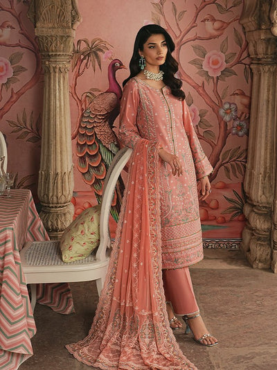 Gulaal | Maisone Luxury Lawn | Selvara-Brand:Gulaal-Type:Ladies Clothes-Pink-Lawn-House of Maryam- Buy in UK, USA