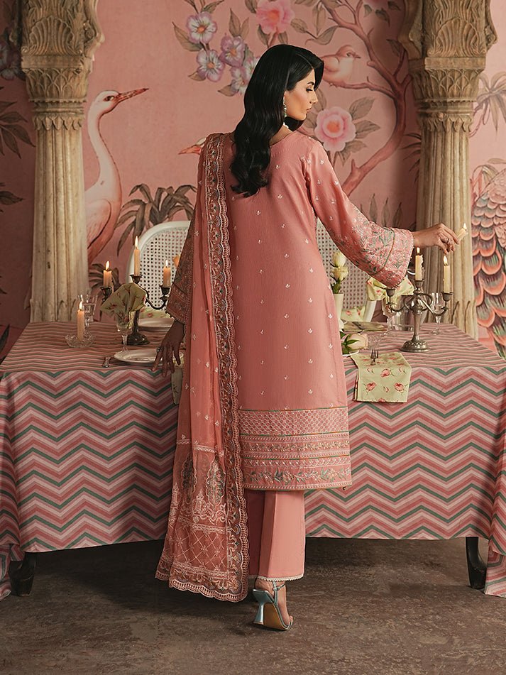 Gulaal | Maisone Luxury Lawn | Selvara-Brand:Gulaal-Type:Ladies Clothes-Pink-Lawn-House of Maryam- Buy in UK, USA