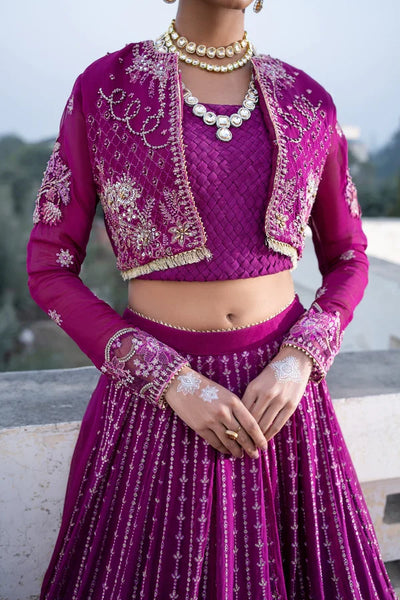Ittehad | Dilruba Wedding Formals | ESDR77-SUT-PUP -  Ittehad Bridal - Original Designer Dress - House of Maryam