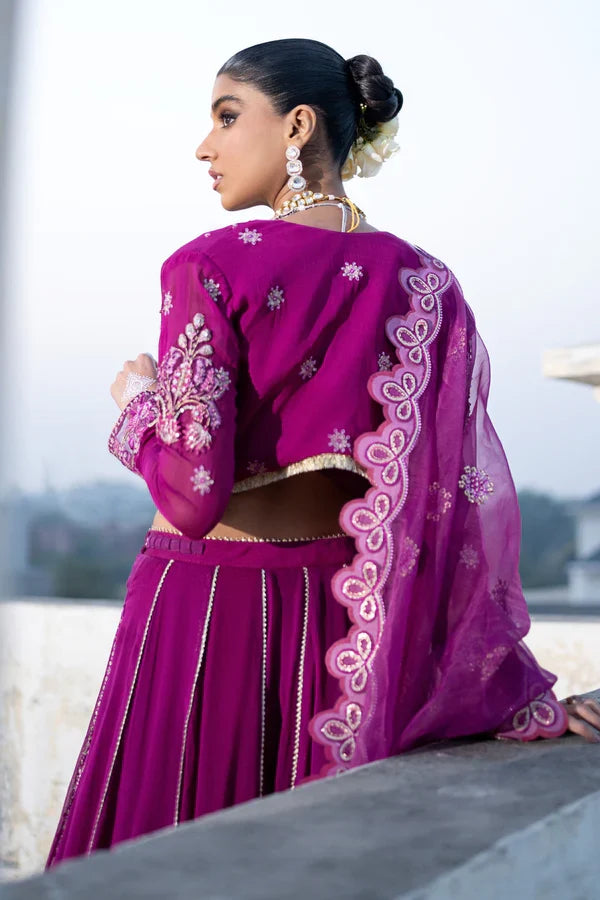 Ittehad | Dilruba Wedding Formals | ESDR77-SUT-PUP -  Ittehad Bridal - Original Designer Dress - House of Maryam