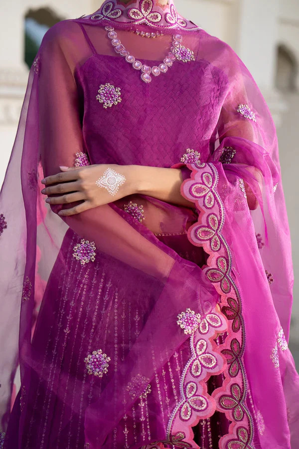 Ittehad | Dilruba Wedding Formals | ESDR77-SUT-PUP -  Ittehad Bridal - Original Designer Dress - House of Maryam