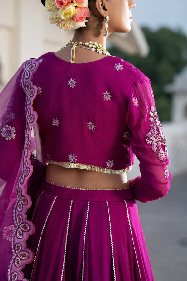 Ittehad | Dilruba Wedding Formals | ESDR77-SUT-PUP -  Ittehad Bridal - Original Designer Dress - House of Maryam