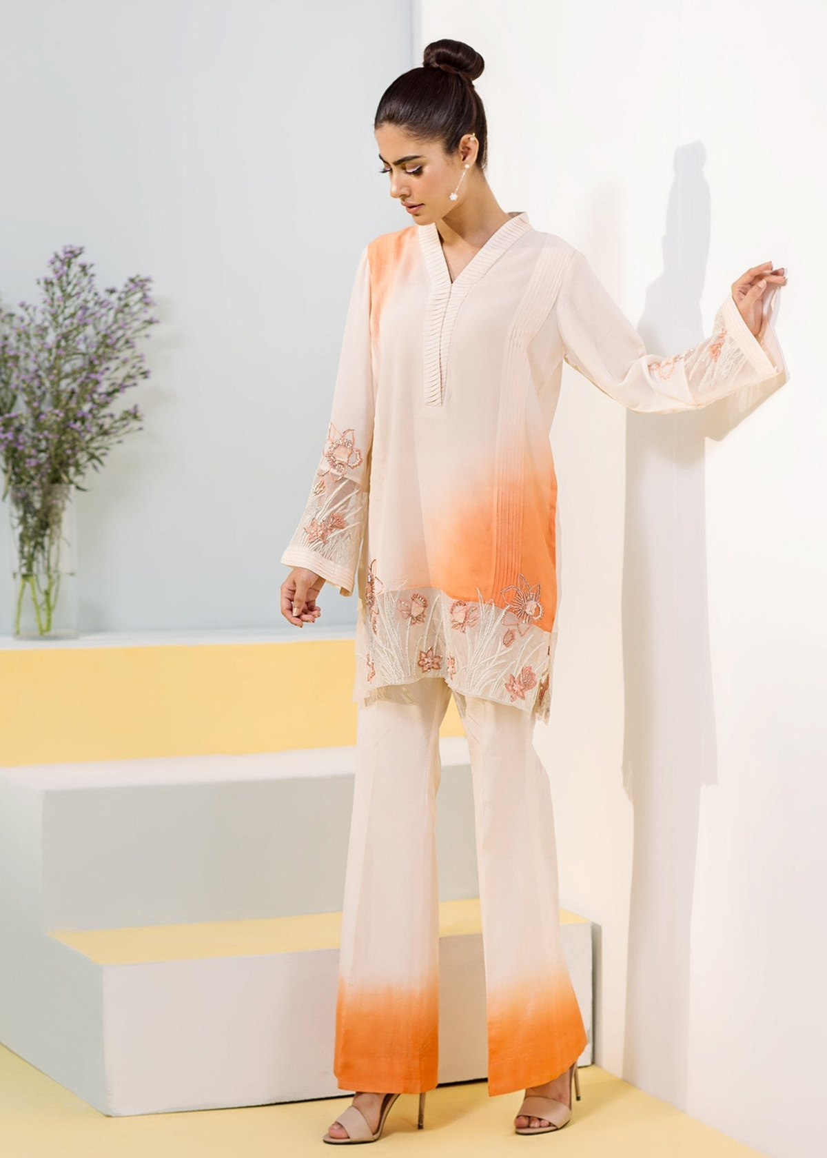 Hana | Daffodils Ready to Wear | Jet Fire -  Hana Ladies Clothes - Original Designer Dress - House of Maryam