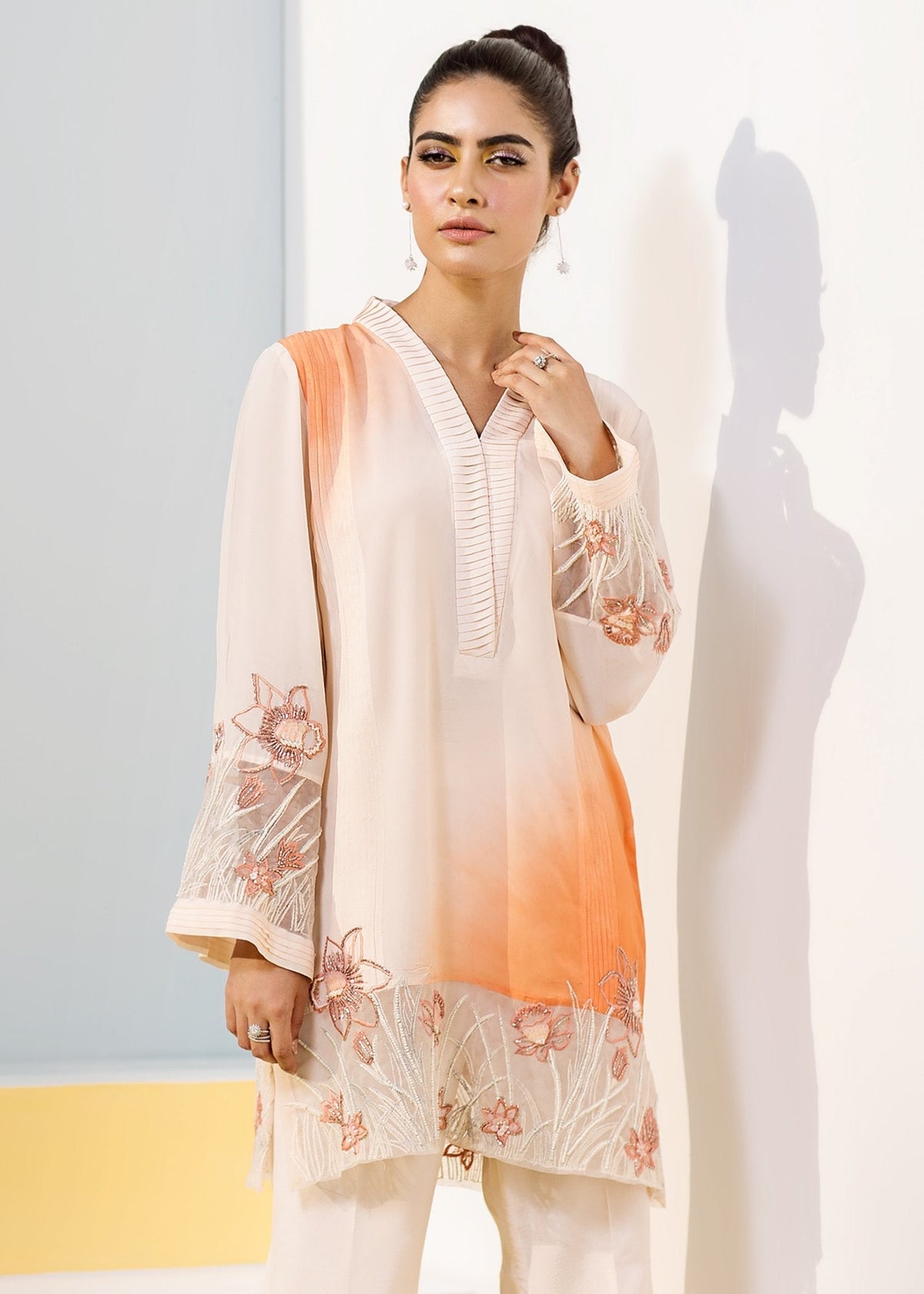 Hana | Daffodils Ready to Wear | Jet Fire -  Hana Ladies Clothes - Original Designer Dress - House of Maryam