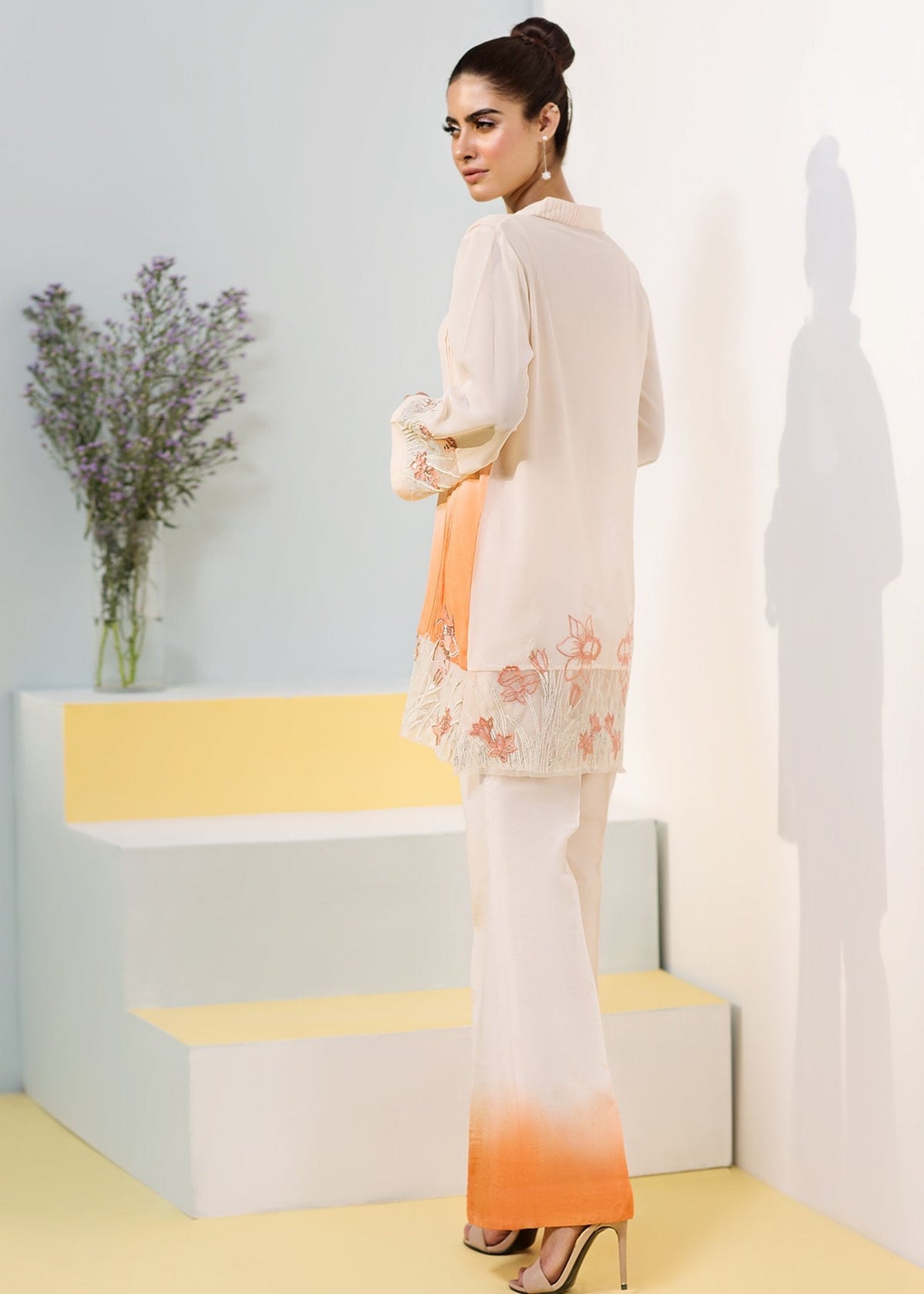 Hana | Daffodils Ready to Wear | Jet Fire -  Hana Ladies Clothes - Original Designer Dress - House of Maryam