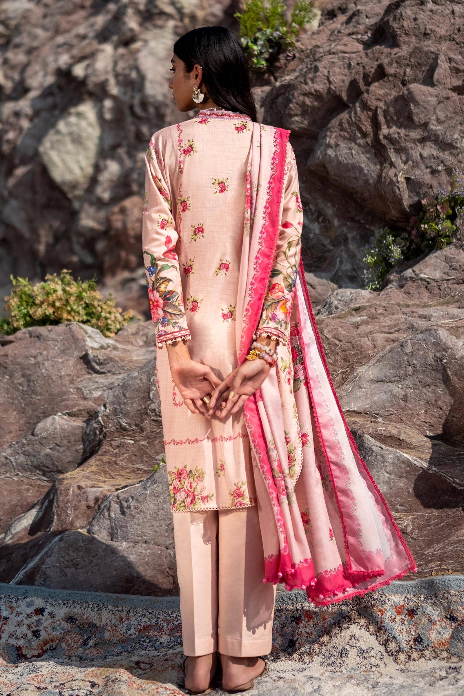 Sana Safinaz | Mahay Spring 24 | H241-026A-3CS by Designer Sana Safinaz - House of Maryam - Pakistani Designer Ethnic Wear in {{ shop.shopifyCountryName }}