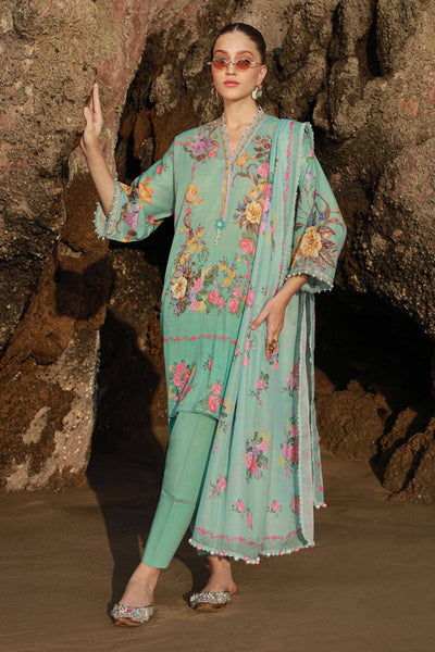 Sana Safinaz | Mahay Spring 24 | H241-026B-3CS -  Sana Safinaz Luxury - Original Designer Dress - House of Maryam