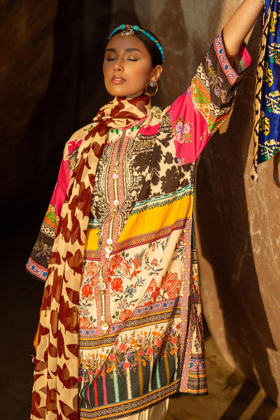 Sana Safinaz | Mahay Spring 24 | H241-027A-2I -  Sana Safinaz Luxury - Original Designer Dress - House of Maryam