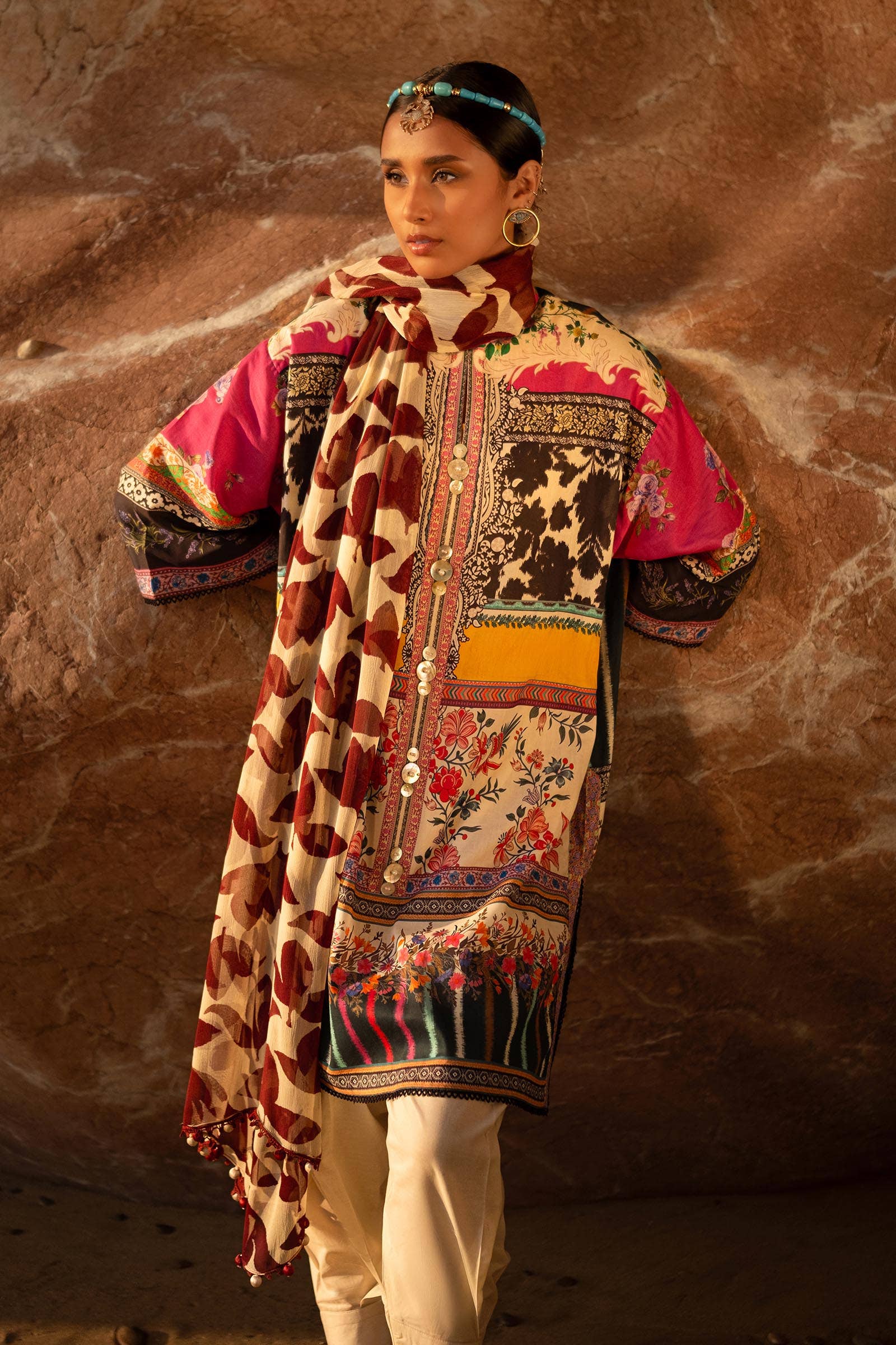 Sana Safinaz | Mahay Spring 24 | H241-027A-2I -  Sana Safinaz Luxury -  House of Maryam