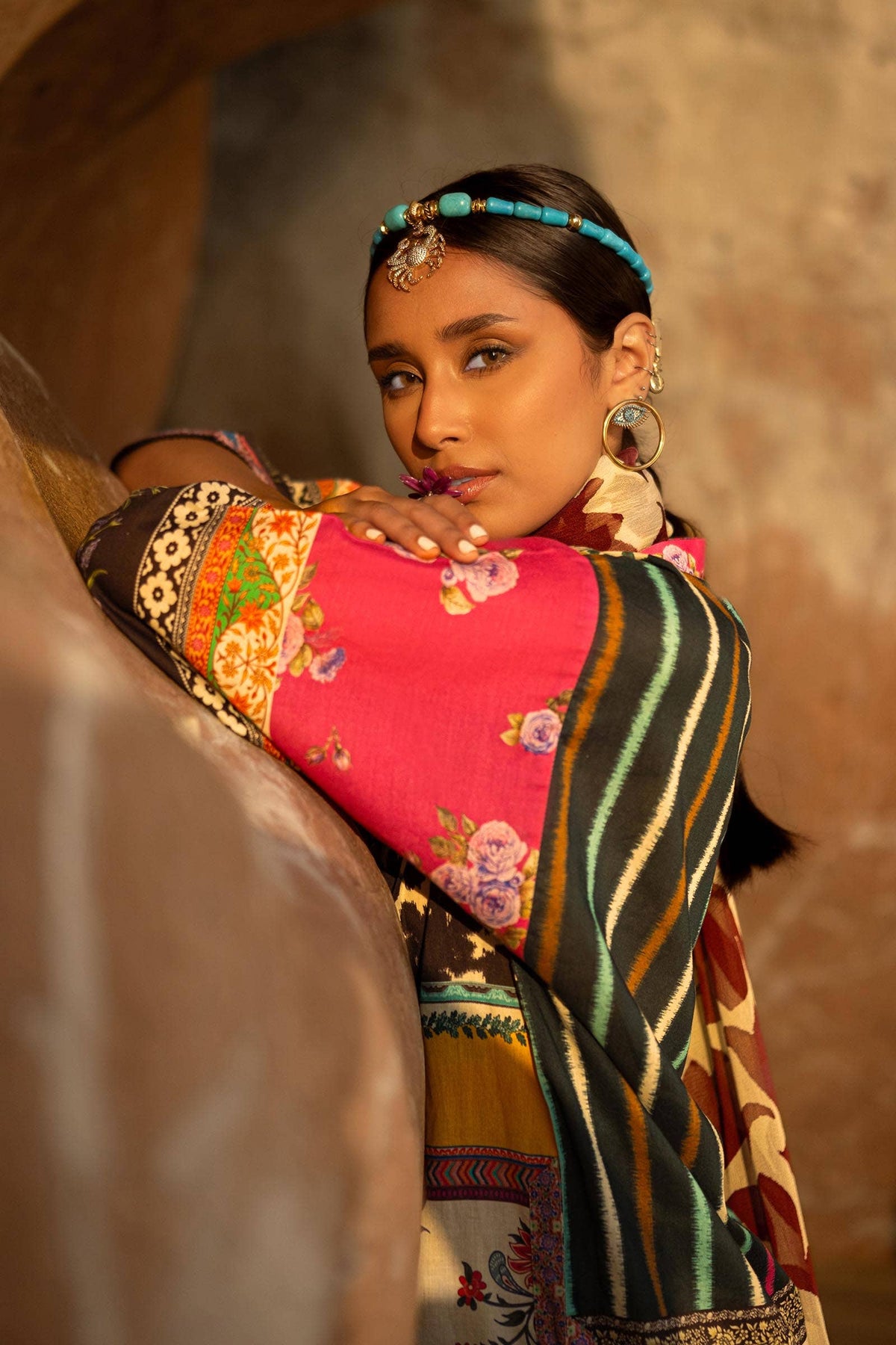 Sana Safinaz | Mahay Spring 24 | H241-027A-2I -  Sana Safinaz Luxury - Original Designer Dress - House of Maryam