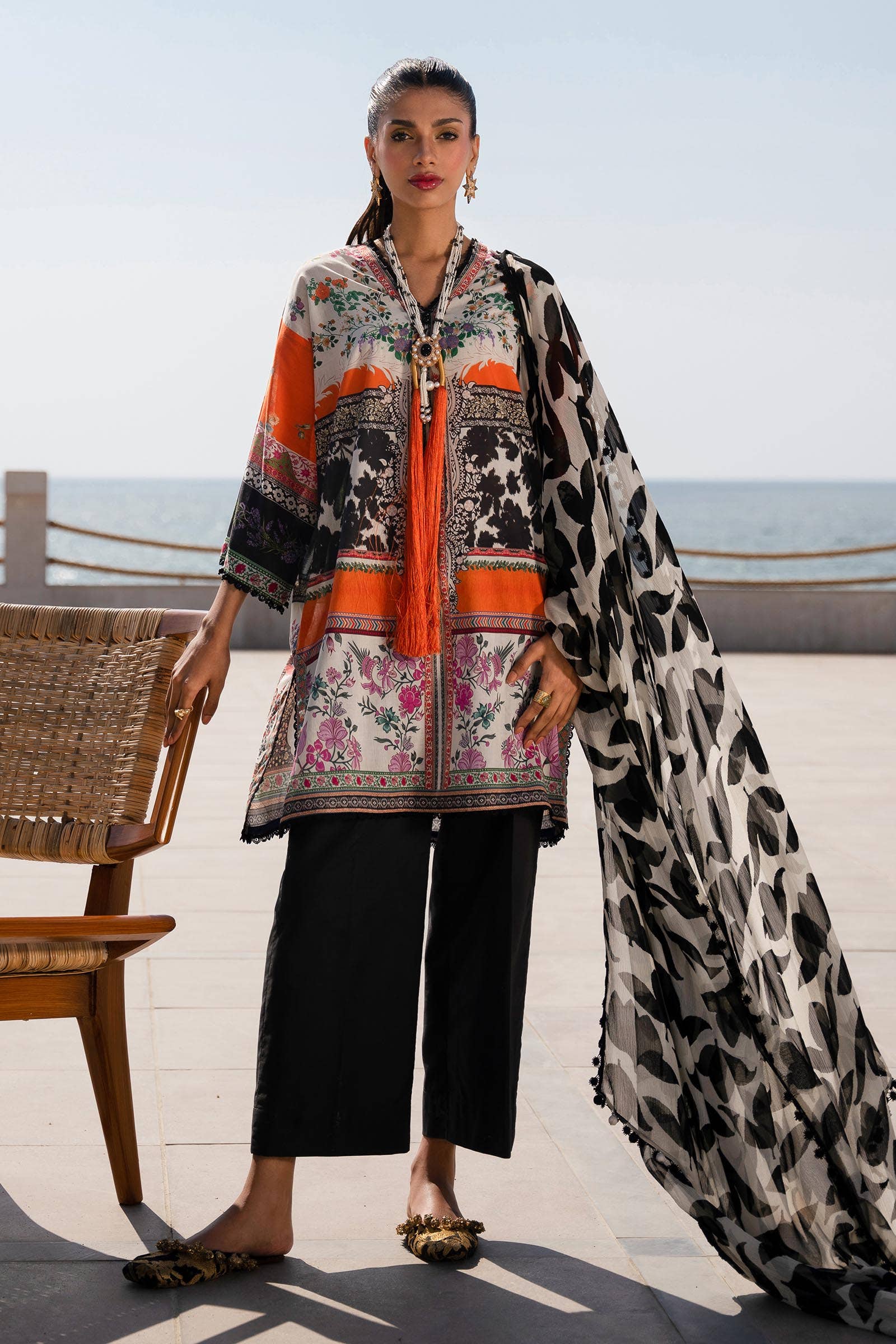 Sana Safinaz | Mahay Spring 24 | H241-027B-2I -  Sana Safinaz Luxury -  House of Maryam