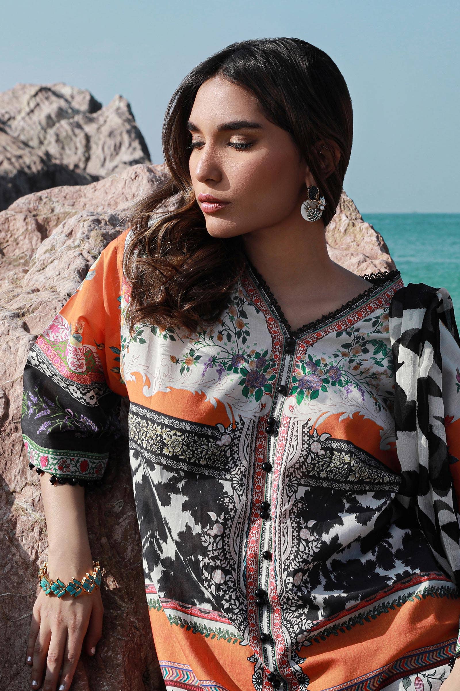 Sana Safinaz | Mahay Spring 24 | H241-027B-2I -  Sana Safinaz Luxury -  House of Maryam