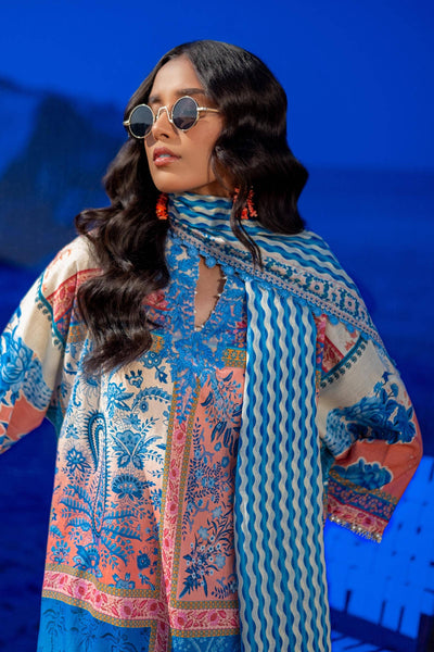 Sana Safinaz | Mahay Spring 24 | H241-028B-2BG -  Sana Safinaz Luxury - Original Designer Dress - House of Maryam