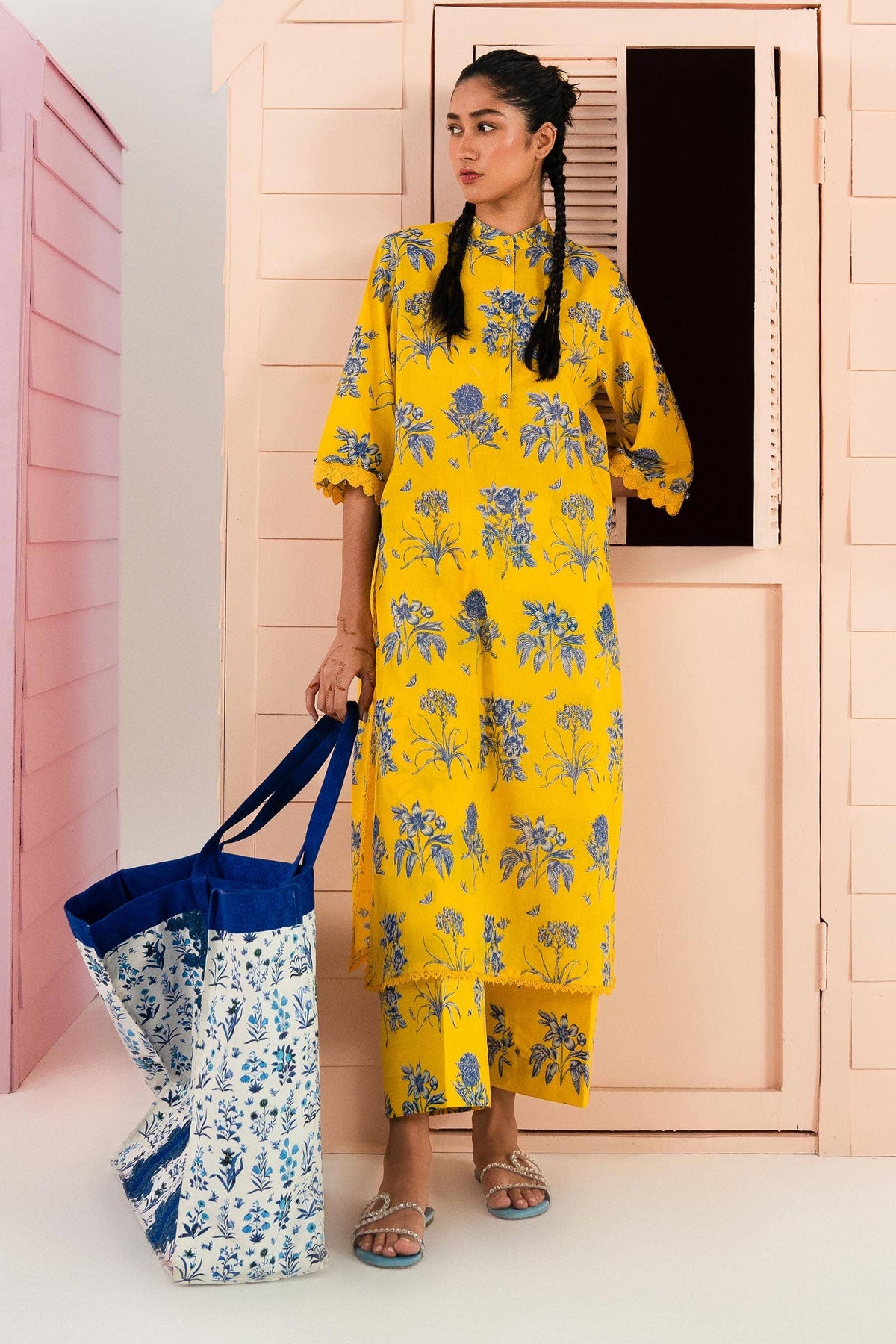 Sana Safinaz | Mahay Summer Lawn 24 | S-48 -  Sana Safinaz Luxury - Original Designer Dress - House of Maryam