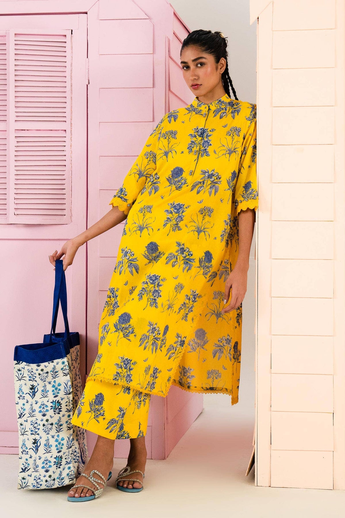 Sana Safinaz | Mahay Summer Lawn 24 | S-48 -  Sana Safinaz Luxury - Original Designer Dress - House of Maryam