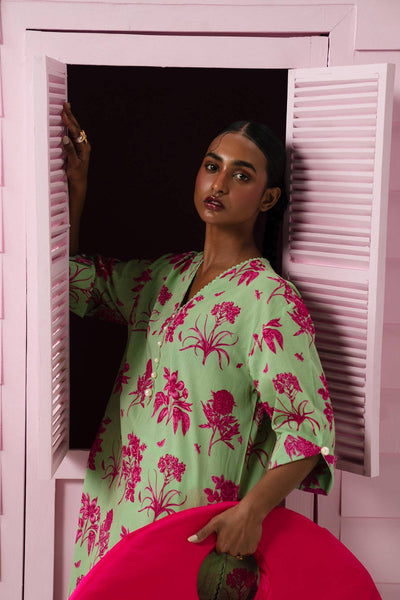 Sana Safinaz | Mahay Summer Lawn 24 | S-47 -  Sana Safinaz Luxury - Original Designer Dress - House of Maryam