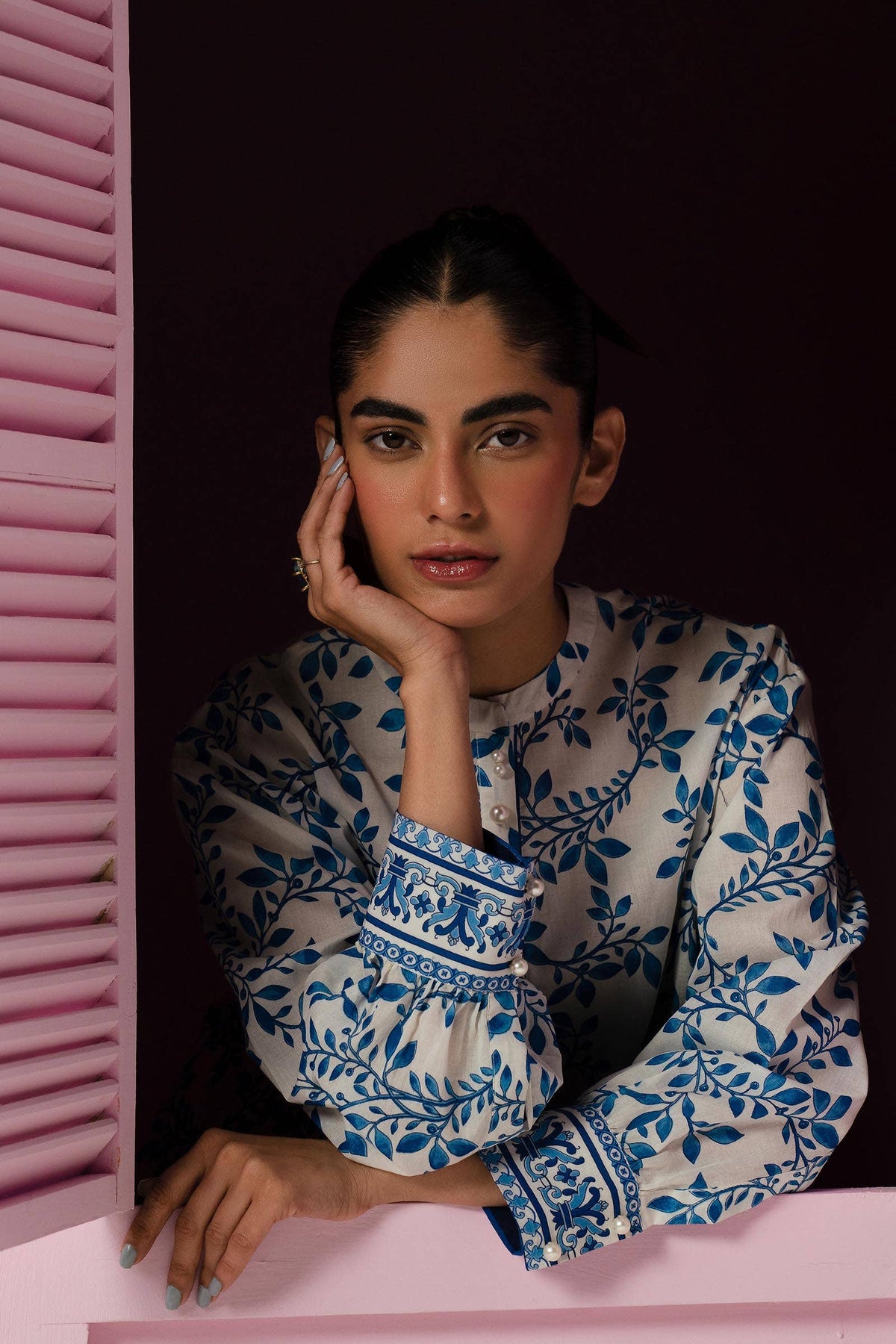 Sana Safinaz | Mahay Summer Lawn 24 | S-46 -  Sana Safinaz Luxury - Original Designer Dress - House of Maryam