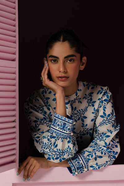 Sana Safinaz | Mahay Summer Lawn 24 | S-46 -  Sana Safinaz Luxury - Original Designer Dress - House of Maryam