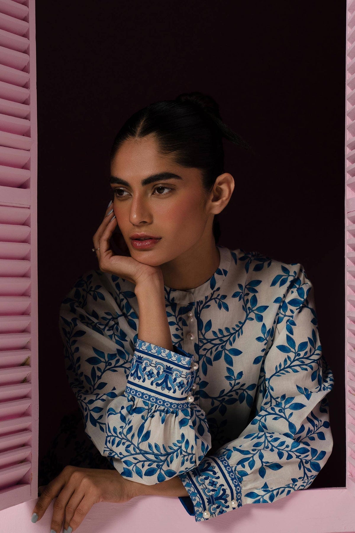 Sana Safinaz | Mahay Summer Lawn 24 | S-46 -  Sana Safinaz Luxury - Original Designer Dress - House of Maryam