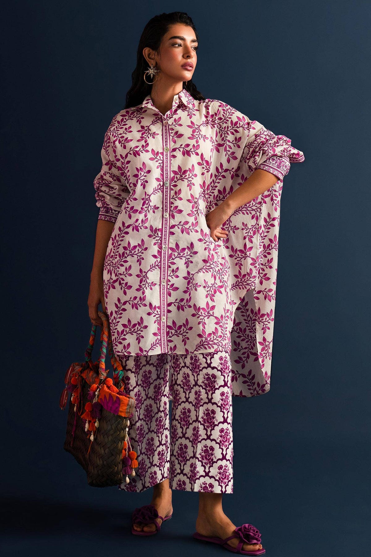 Sana Safinaz | Mahay Summer Lawn 24 | S-45 -  Sana Safinaz Luxury - Original Designer Dress - House of Maryam