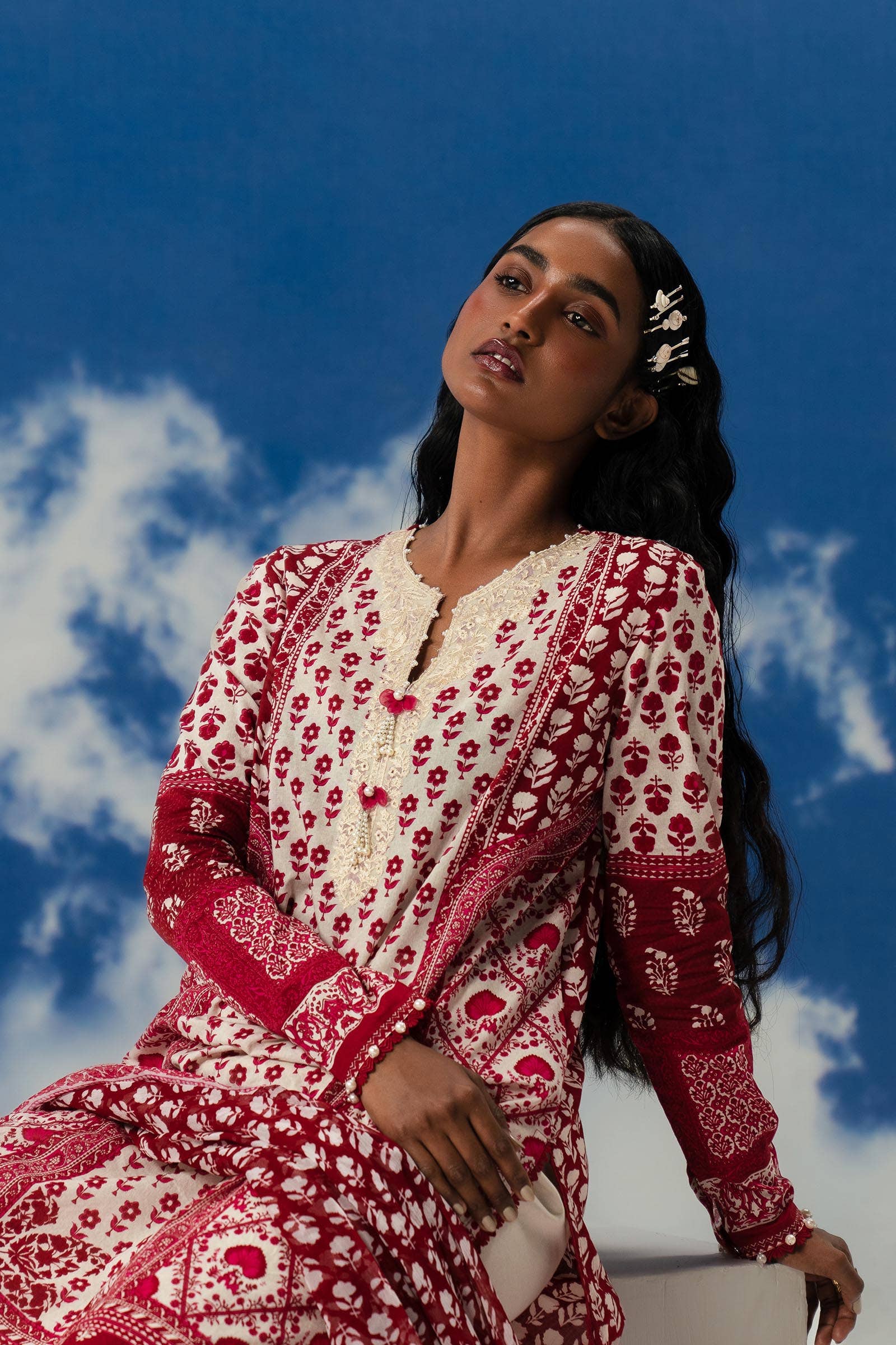 Sana Safinaz | Mahay Summer Lawn 24 | S-44 by Designer Sana Safinaz - House of Maryam - Pakistani Designer Ethnic Wear in {{ shop.shopifyCountryName }}