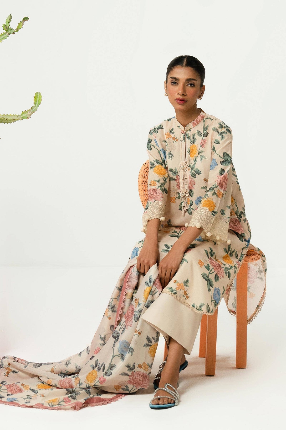 Sana Safinaz | Mahay Summer Lawn 24 | S-40 -  Sana Safinaz Luxury - Original Designer Dress - House of Maryam