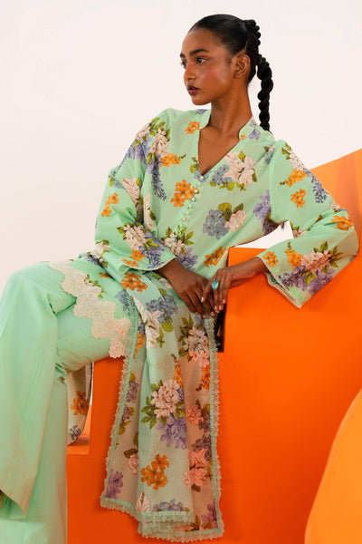 Sana Safinaz | Mahay Summer Lawn 24 | S-34 -  Sana Safinaz Luxury - Original Designer Dress - House of Maryam
