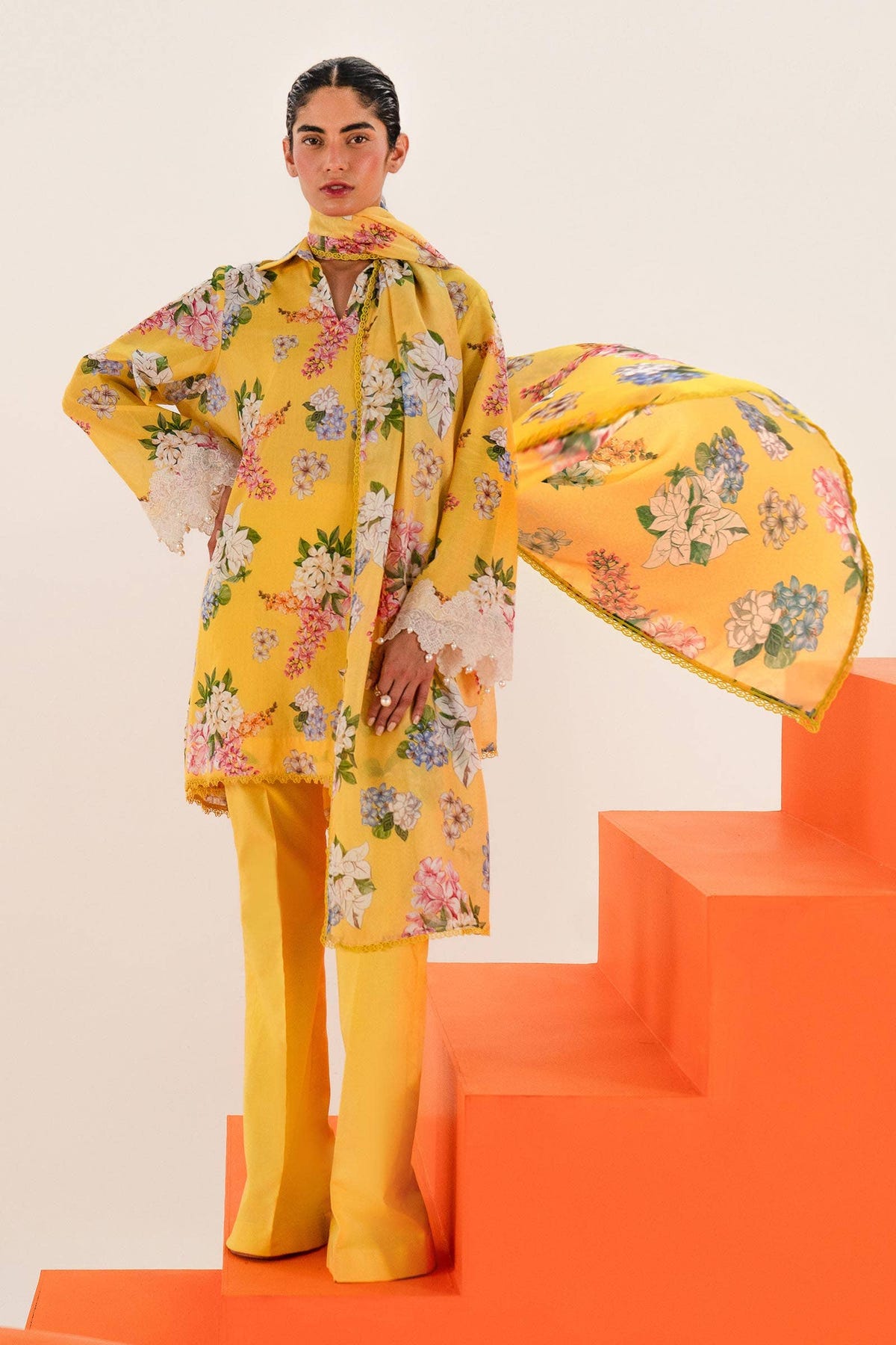 Sana Safinaz | Mahay Summer Lawn 24 | S-33 -  Sana Safinaz Luxury - Original Designer Dress - House of Maryam